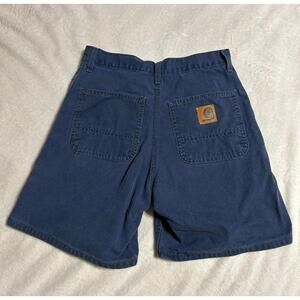 Vintage Carhartt Denim Carpenter Shorts Retro Y2K Jorts RARE Mens Size 29